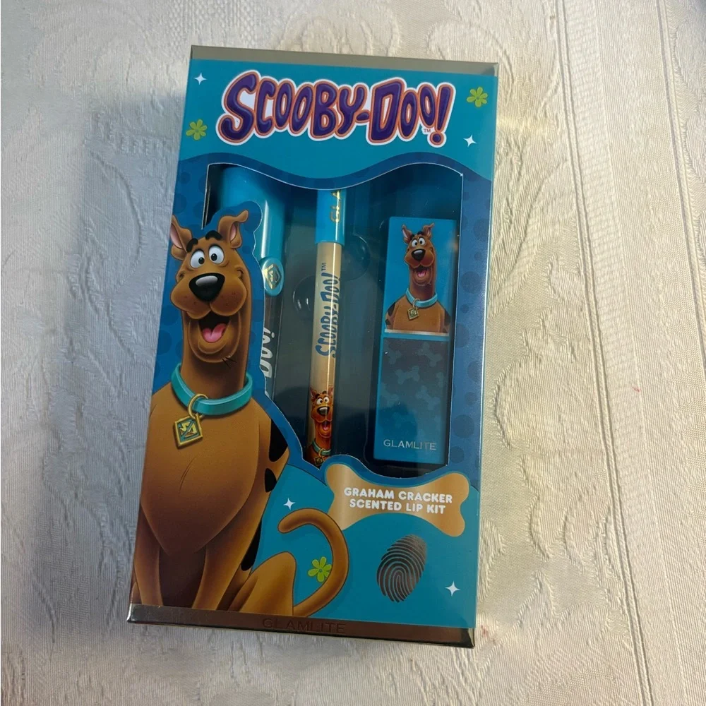 Glamlite x Scooby Doo Nude Lip Kit Lipstick Lipgloss Liner Set Trio BNIB